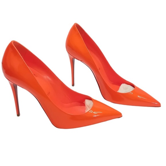 NEW IN BOX NEON ORANGE LOUBOUTINS 🧡🧡 - Picture 4 of 10